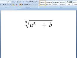 Cara menulis rumus matematika di ms. Cara Lengkap Membuat Rumus Akar Kuadrat Di Ms Word Tutorial Gadget