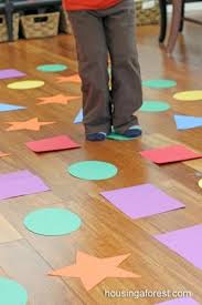 Remodelaholic 25 Indoor Activities For Toddlers And Preschoolers Indoor Activities For Toddlers Shapes Activities Toddler Activities