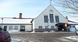 The sundsvall central station (swedish: Sundsvalls Jarnvagsstation Lansstyrelsen Vasternorrland