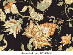 Opens in a new tab. Fantasy Flowers Traditional Jacobean Embroidery Style Stock Vector Royalty Free 1472459651