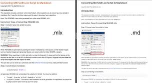 Convert Your Live Scripts To Markdown File File Exchange Pick Of The Week Matlab Simulink