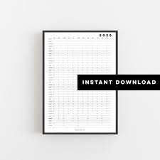 Printable A2 2021 Wall Planner Wall Planner Year Calendar Planner Yearly Planner