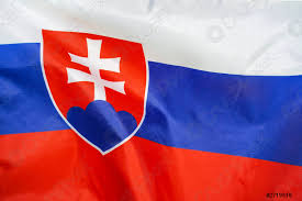    bandera institucional confeccionada en sentido horizontal con dos anillas blancas a la izquierda. Bandera De Eslovaquia Bandera De Eslovaquia Ondeando En El Viento Foto De Stock Crushpixel