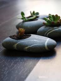Steine Mini Zen Garten Bastelideen Wohnung Zen Garten