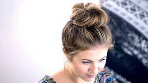 How To Make Messy Bun For Short Hair Hair Tutorials For Medium Hair Short Hair Tutorial Long Hair Styles