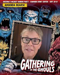 Best known for her iconic roles in Fright Night and Married with Children,  Amanda Bearse is coming to Gathering of the Ghouls September 20–21 at the  Rawhide Event Center in Chandler! Amanda is excited ...