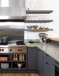 The materials used will be dependent on your needs. Floating Shelves For A Modern Airy Kitchen Design Cliqstudios