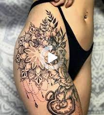 Black And White Flower Tattoo 512235 96 Postimage Org Floral Thigh Tattoos Hip Tattoos Women Thigh Tattoos Women Hip Tattoos Women Hip Tattoo Thigh Tattoos Women