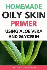 Easy Homemade Natural Primer For Oily Skin Matte And Shine Free Skin Primer Oily Skin Care Routine Treating Oily Skin
