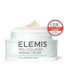 A potent cocktail of seaweeds has been blended with ginkgo biloba, rose and mimosa to moisturize and visibly improve fine lines. Pro Collagen Marine Cream 50ml Elemis De