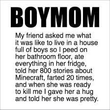 I like a boy quotes & sayings. Boy Mom Quotes Memes That Are Funny But True Momalot