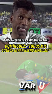 Alexander Domínguez celebra campeonato de LDU