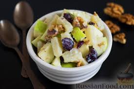 Kamu yang tidak terbiasa beraktivitas di dapur pun. Resipi Salad Buah Dengan Epal Nanas Cranberry Kering Dan Kacang Di Russianfood Com Resepi 2021