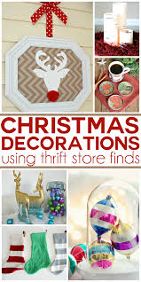I love easy diy christmas decorations that don't brake the bank so here are my christmas decor ideas! 25 Thrift Store Christmas Decor Ideas Making Lemonade