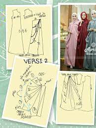 Tutorial pola gamis praktis full pembahasan pola badan dan pola tangan *lebih detail ada di buku aneka gamis* order buku. Pin Oleh Ana Lilia Di Godets Pola Gaun Pola Menjahit Cute766
