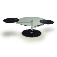 With a rotating top, this table is multifunctional and unique. Modern Swivel Glass Top Coffee Table Grosseto