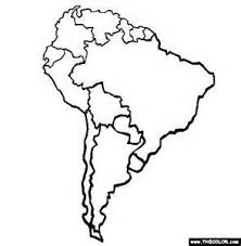 South America Printables Yahoo Image Search Results South America Map America Map Maps For Kids