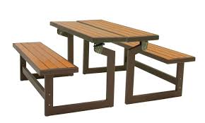 Lifetime 60054 Convertible Bench Table Faux Wood Construction Folding Picnic Table Bench Picnic Table Bench Folding Picnic Table