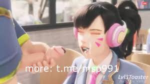 Dva was Trolled and Sucks Cock: Hentai Porn