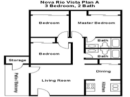 1081 sq ft rental pricing: 3 Bedroom Apartment Priced At 1460 854 988 Sq Ft Rio Vista