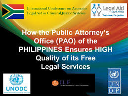 Check spelling or type a new query. How The Public Attorney S Office Pao Of The Philippines Ensures High Quality Of Its Free Legal Services International Conference On Access To Legal Aid Ppt Download