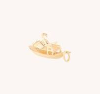 Swan Boat Charm