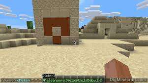 How To Summon A Baby Zombie Riding A Chicken In Minecraft