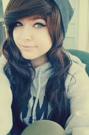 Dark hair goes very well with emo style. Scene Hair Emo Scene Hair