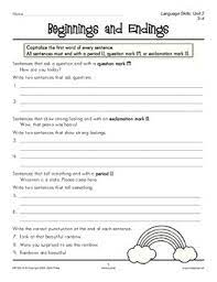 .3rd grade math worksheets, 3rd grade math games, and activities to make learning math, english / language arts, science, social studies, art, bible, music, and more fun! Grades 3 4 Language Arts Unit 3 Capitalization And Punctuation By Hello Press