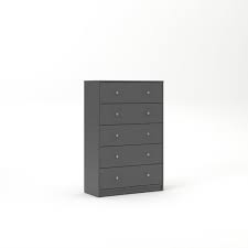 39 32 37 02 phone: Tvilum Studio 5 Drawer Dresser Multiple Colors Walmart Com Walmart Com