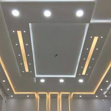The glossy gypsum board perfectly complements the shiny, bright led lights in the background. Pop Design For Hall 2019 Home Design Ideas