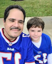 This new bills fan is ready for the game!