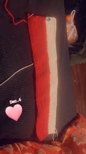 The blanket I'm making so far.