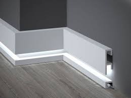 led sockelleiste aus duropolymer ql019 ql021 topseller sockelleisten led fussleiste indirekte beleuchtung wohnzimmer