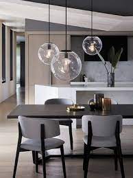 Marcel 250mm Pendant In Clear Black Lights Over Dining Table Pendant Lighting Over Dining Table Dining Room Table Light