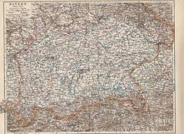 In the south it borders on austria. Bayern Niederbayern Oberbayern Schwaben Landkarte Von 1905 Ebay