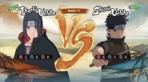 Naruto Shippuden Ultimate Ninja Storm 4 Itachi Uchiha Vs Shisui Uchiha Youtube