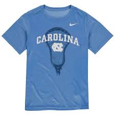 North Carolina Tar Heels Nike Youth Lacrosse Performance T Shirt Light Blue 20 79 North Carolina Tar Heels Lacrosse Shirts College Shirts
