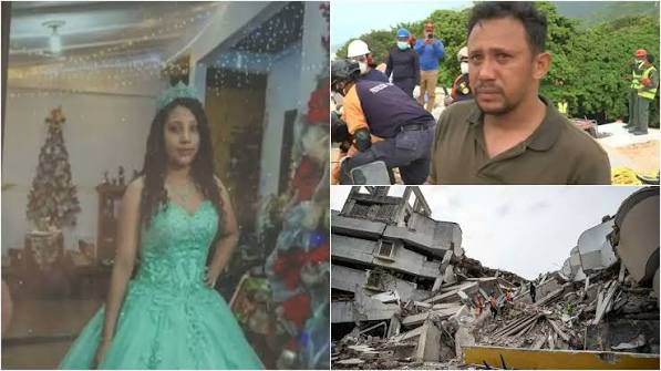 Mundo | La tragedia de un papá en Venezuela: hija murió bajo los escombros a pocos días de su fiesta de 15