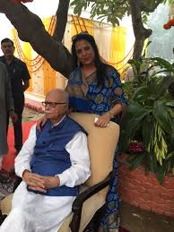 Father's name was krishnchand d. Nistula Hebbar On Twitter L K Advaniji With Daughter Pratibha On His 90th Birthday In Delhi