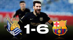 Futbol club barcelona, commonly referred to as barcelona and colloquially known as barça, is a spanish professional football club based in b. Real Sociedad Vs Barcelona 1 6 La Liga 2020 21 Match Review Youtube