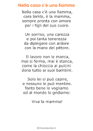 Serve soluzione per comunione ai divorziati. 50 Poesie Per La Festa Della Mamma Per Bambini Pianetabambini It