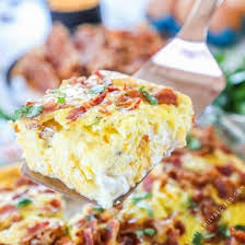 Remove the bacon to drain. The Best Breakfast Casserole With Bacon Easy Family Recipes