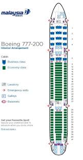Malaysia Airlines 777 Seat Map 2017 Ototrends Net
