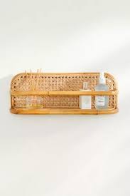 D I Y Cane Book Shelf Flisat Ikea Hack Kate Nelle Wall Shelves Wall Display Home Accessories