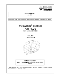 Maybe you would like to learn more about one of these? Voyager Series 420 Plus User Manual Manualzz