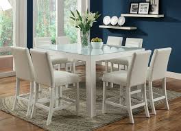 7 Pc Elise Ii Contemporary Counter Height Dining Table Set Bar Height Dining Table Dining Chairs
