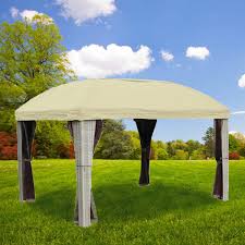 Our team of pergola installers and sales can advise you on the best aesthetic solution to your outdoor patio or porch pergola. Replacement Canopy For Wicker Woven Curved Top Gazebo Riplock 350 Garden Winds