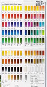 Artist Oil Colour Chart At Online Discounts Paint Color
