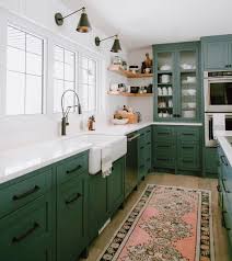 Careful These Stunning Kitchen Cabinet Colors Will Make You Want To Repaint Your Kitchen Asap Fr Green Kitchen Walls Interior Design Kitchen Kitchen Interior